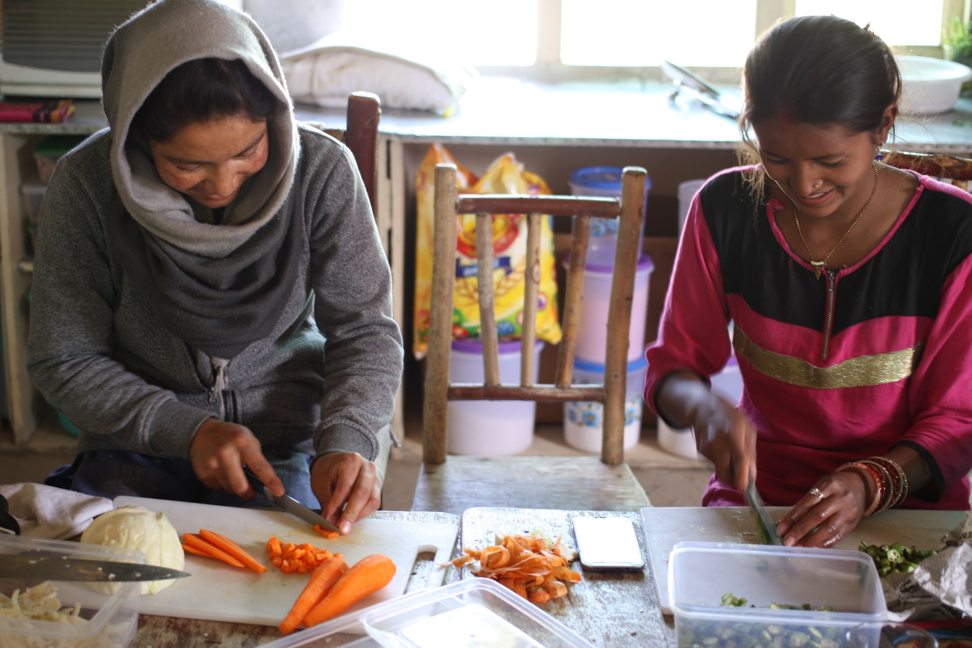 Local produce or kitchen scene